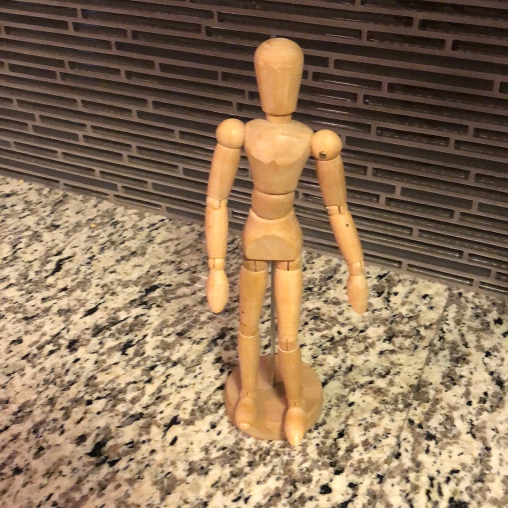 Figure drawing model man